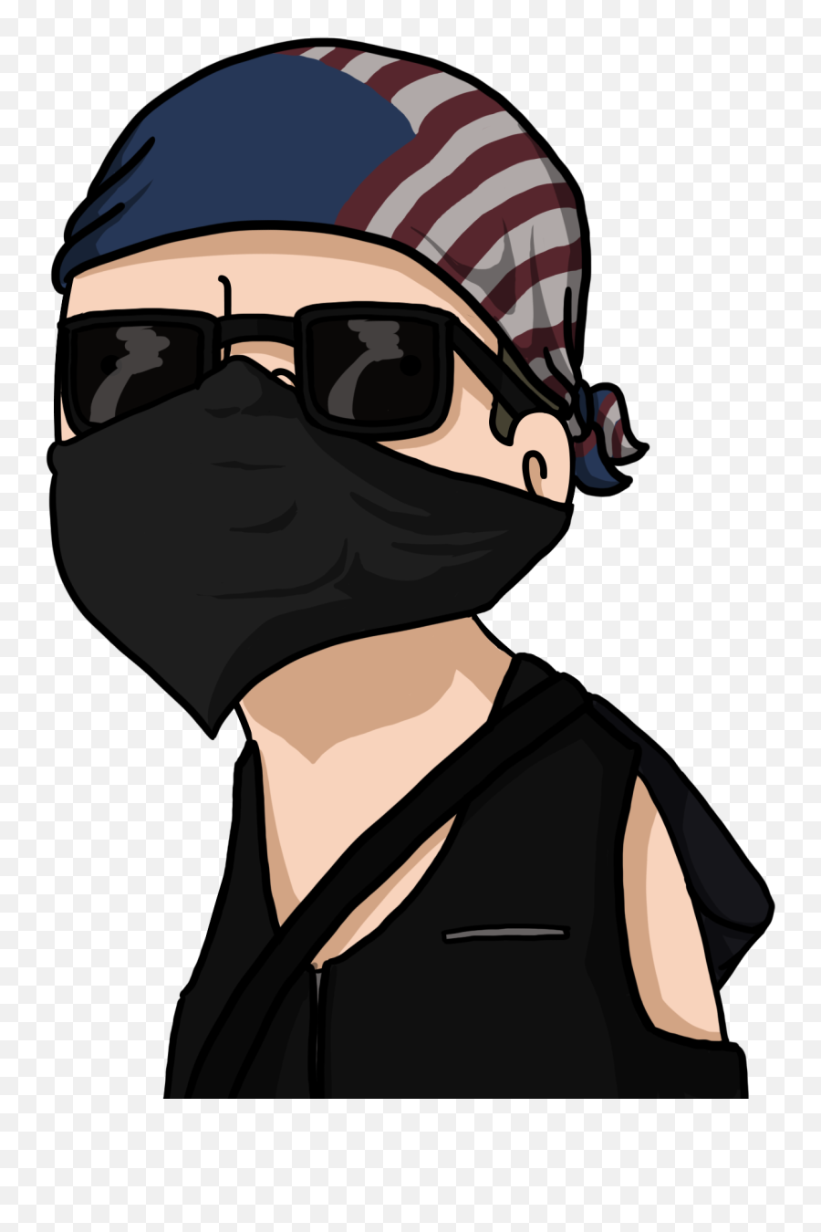 Download Terracid As Hackerman Thug - Wankul Terracid Thug Thug Life Cartoon Png Emoji,Thug Life Sunglasses Png