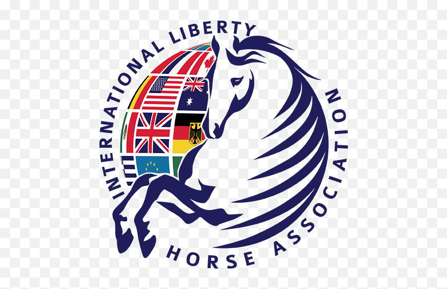 International Liberty Horse Association Championship Blue - International Liberty Emoji,Enties Logo