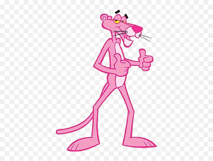 Pink Panther Thumbs Up Pink Panther Cartoon Famous - Pink Panther Thumbs Up Emoji,Panther Clipart