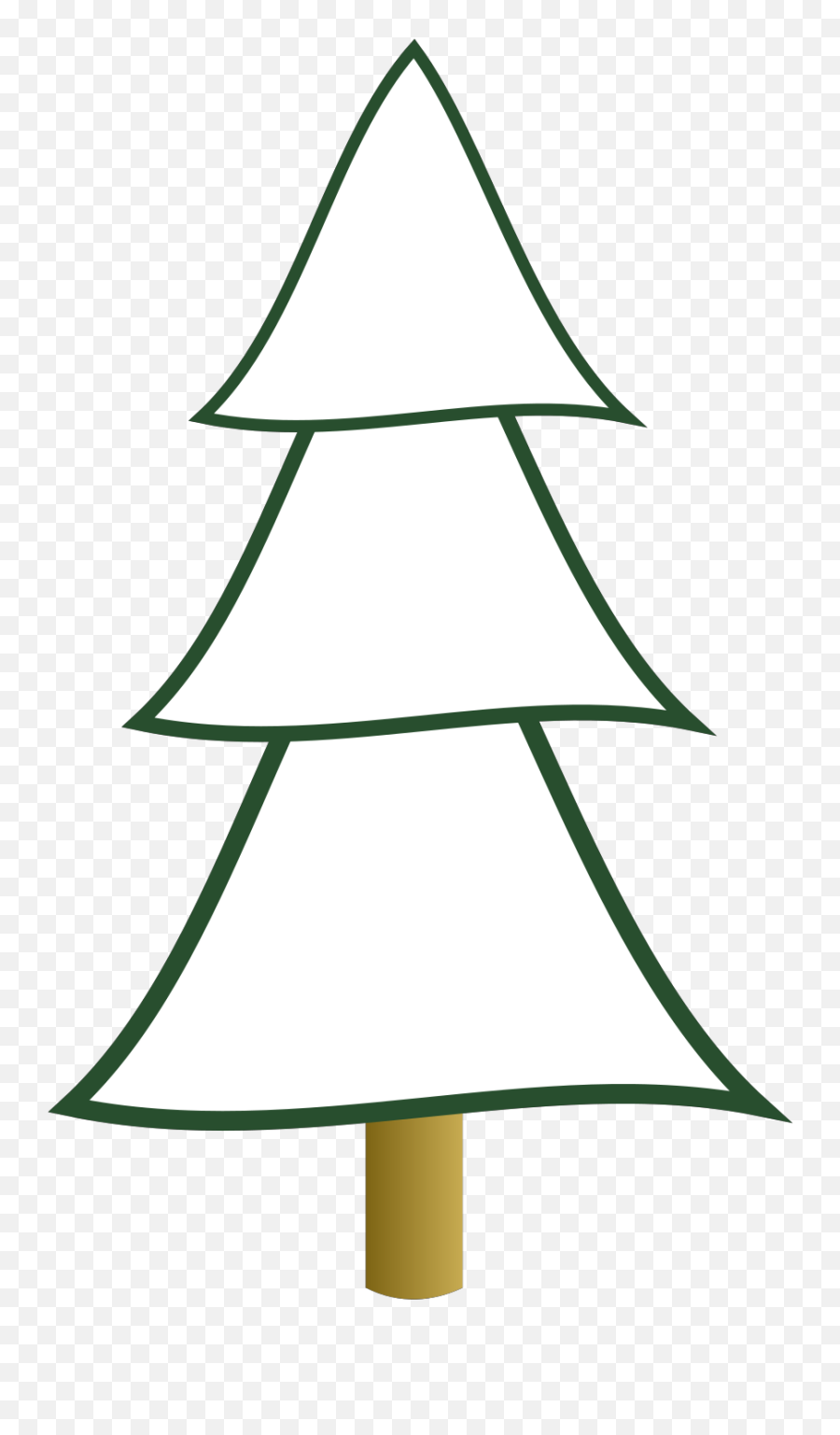 Outline Christmas Tree 3 Layers Svg Vector Outline Emoji,Christmas Ornament Clipart Outline
