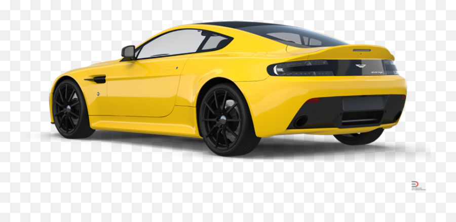 Yellow Aston Martin Back Side Car Png Images Download Emoji,Sport Car Png