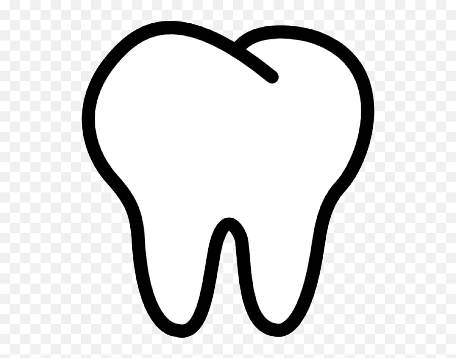Pin By Gabi Feitosa On Dente Tooth Outline Tooth Clipart Emoji,Hygiene Clipart