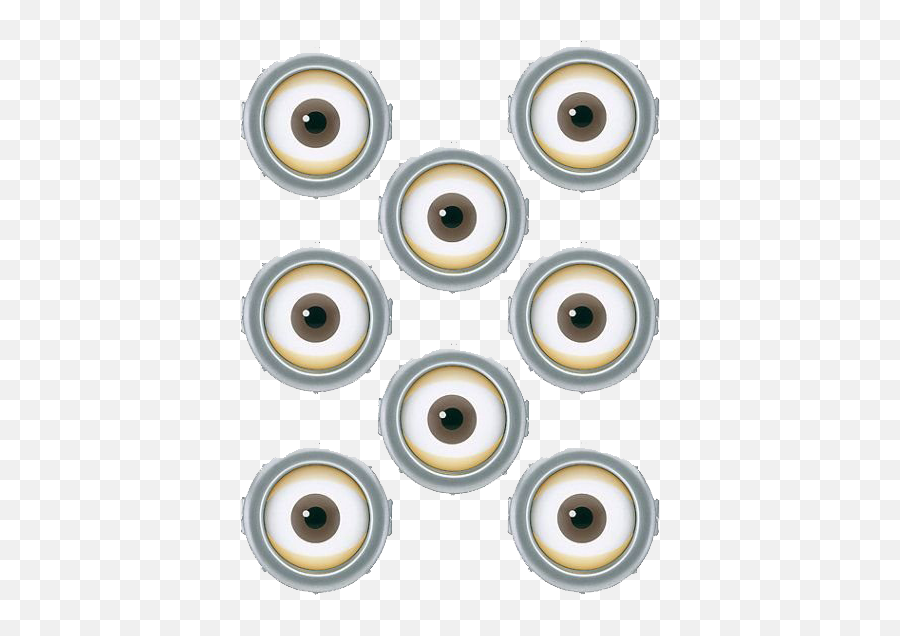 Download Minion Picture Eyes Free Png Hq Hq Png Image Emoji,Ojos Png