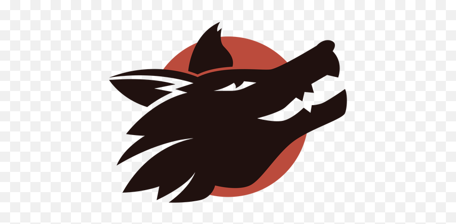 Laughing Wolf Logo - Automotive Decal Emoji,Wolf Logo