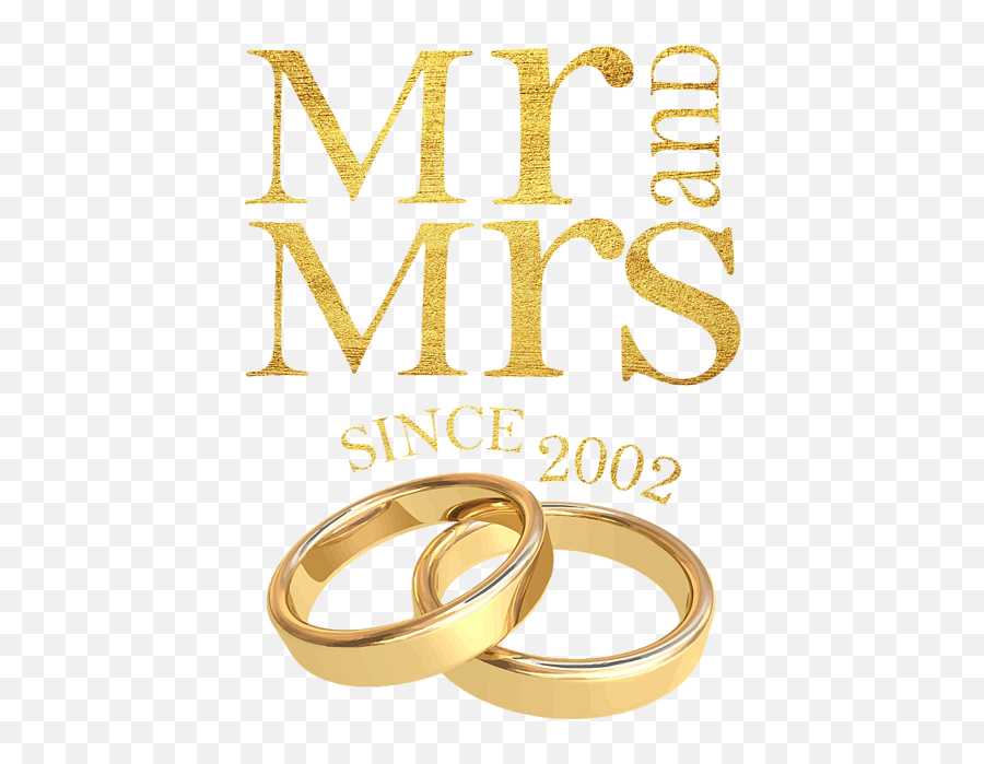 Mr And Mrs Since 2002 Wedding Anniversary Couple Gift Iphone Emoji,Mr And Mrs Png