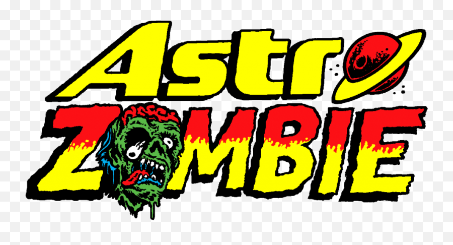 Astro Zombie Logo Brad Mcgintyu0027s Portfolio - Language Emoji,Astro Logo