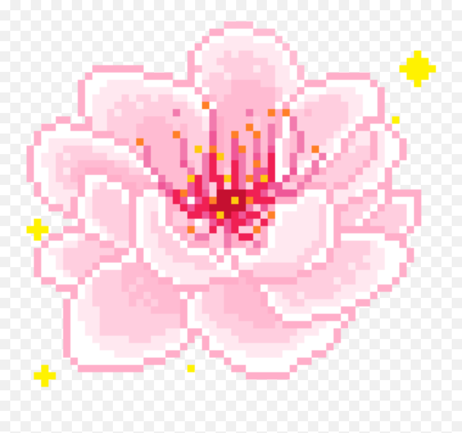 Download Freetoedit Cute Kawaii Pixel Pastel Rose Jfashion - Flower Emoji Discord,Cute Transparent