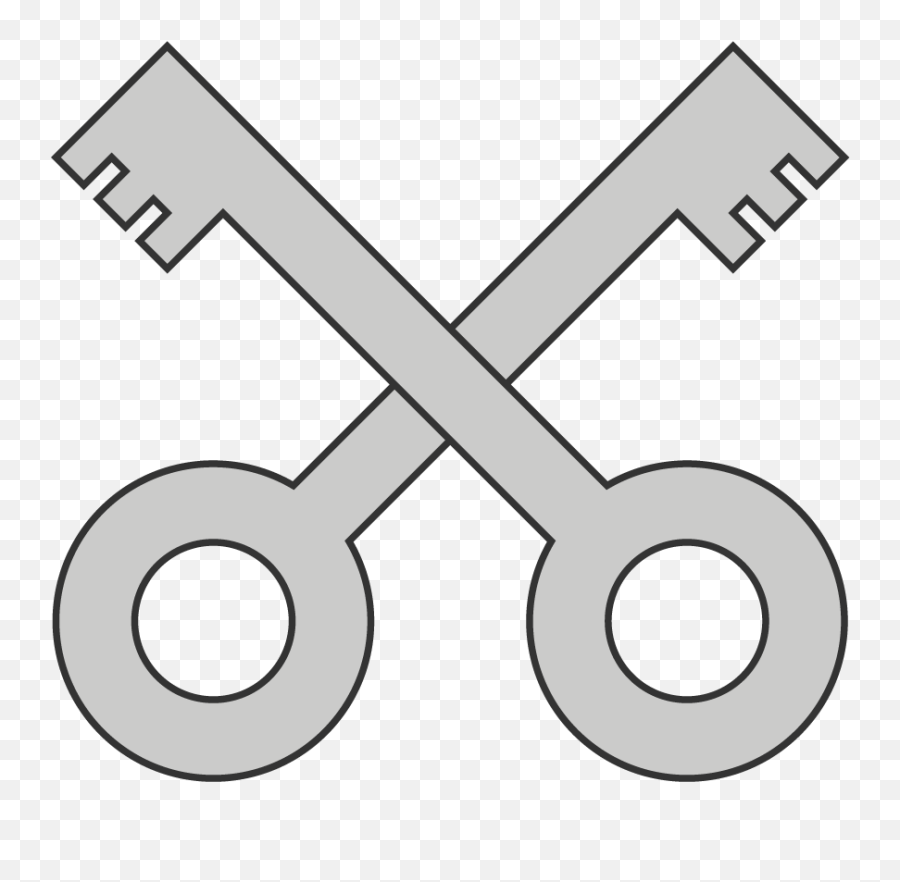 Filecrosskeyspng - Wikipedia Law Of Symmetry Gestalt Examples Emoji,Keys Png