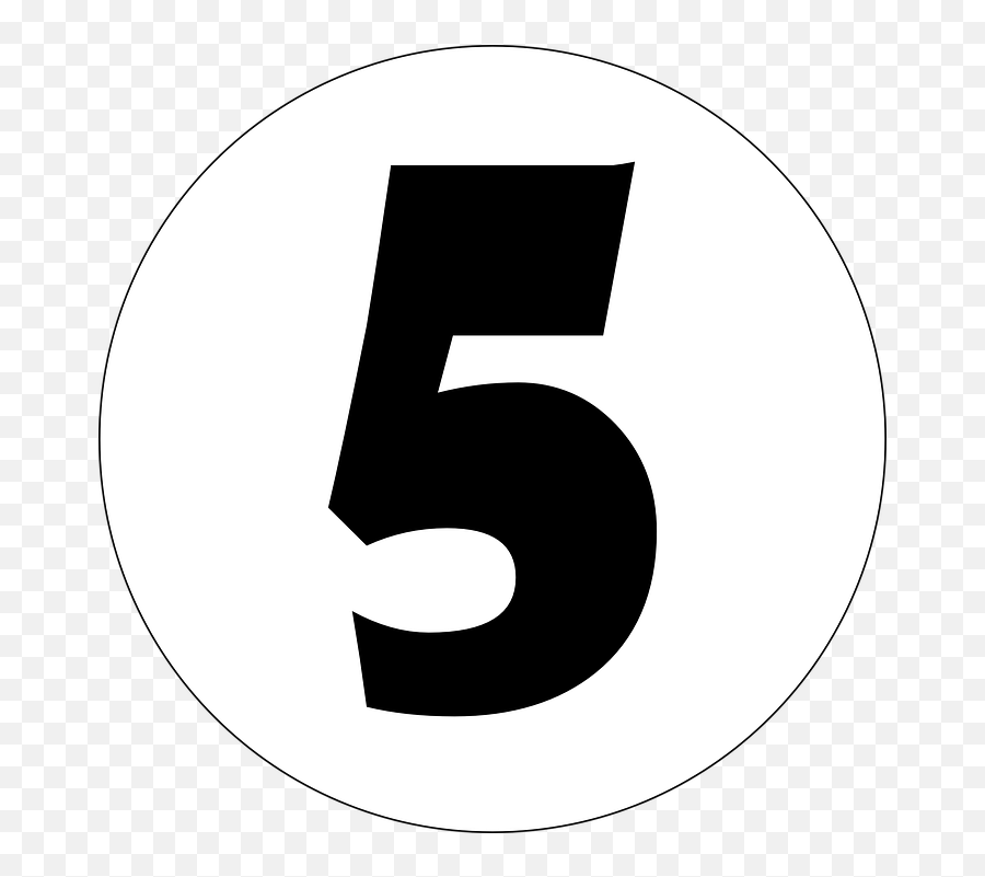 Five 5 Number - 5 Say Emoji,5 Png