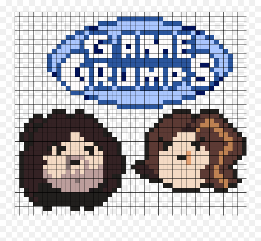 Game Grumps Perler Set Perler Bead - Game Grumps Logo Perler Bead Pattern Emoji,Game Grumps Logo