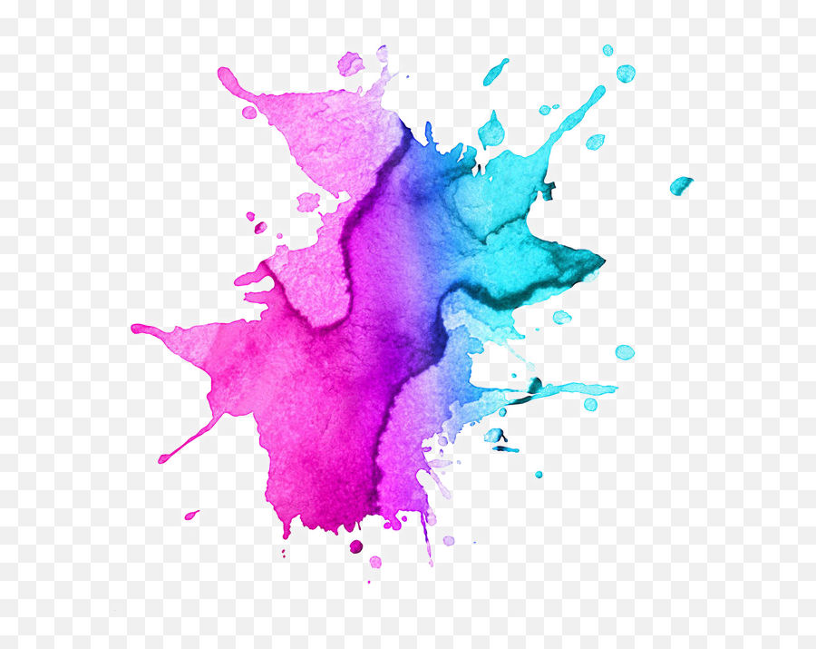 Purple Dream Effect Element Watercolor Painting Drawing - Splatter Transparent Watercolor Png Emoji,Watercolor Png