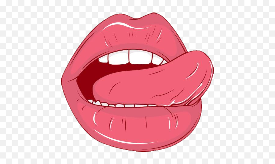 Love Lips Lick Kiss - Lips Lick Png Transparent Cartoon Lip Licking Png Transparent Emoji,Kiss Lips Png