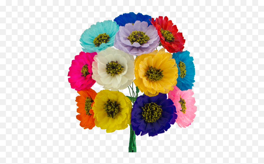 Paper Dahlias - Flower Dahlia Emoji,Mexican Flowers Png