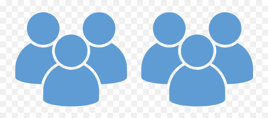 Bonecos Png - Icon Group Of People Blue Emoji,People Icon Png