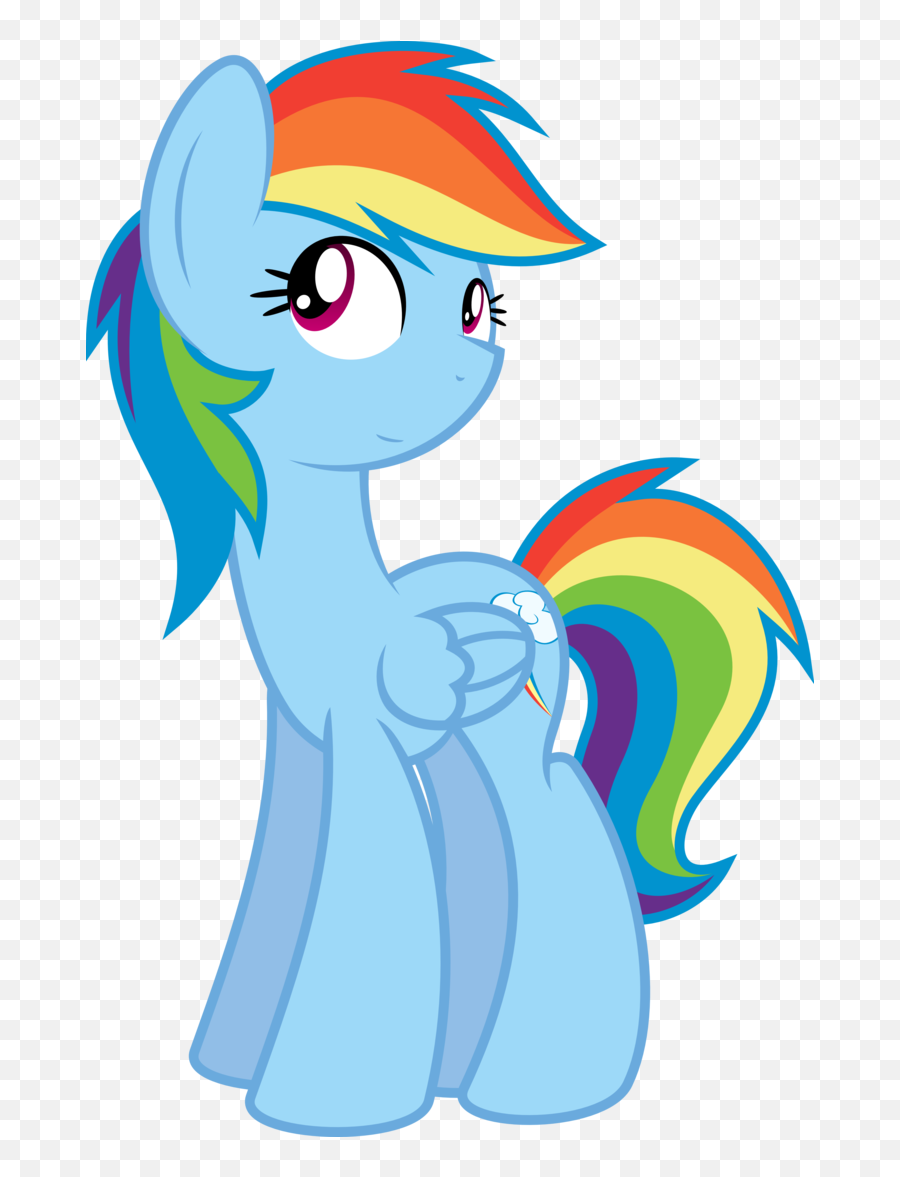Cartoon Rainbow Pony As A Picture For Clipart Free Image - Fictional Character Emoji,Pony Clipart