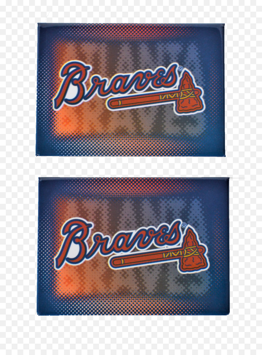 Pro Magnets U2013 Atlanta Braves 90u0027s Vintage Old Mlb Team Logo Fridge Magnet 2 - Pack Language Emoji,90's Logo