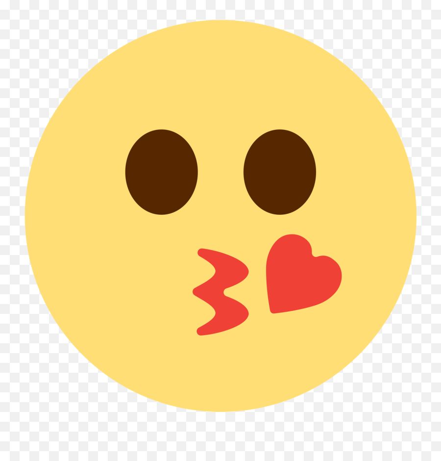 Kiss Emoji Svg Cut File,Kiss Emoji Transparent