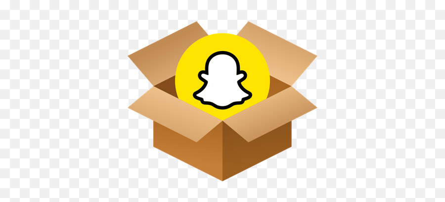 Box Snapchat Icon Of Isometric Style - Available In Svg Png Illustration Emoji,Snapchat Icon Png