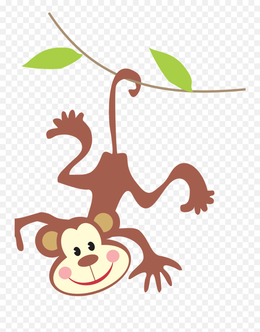 Download Clipart Monkey Jungle Animal - Monkey In A Jungle Clip Art Emoji,Jungle Clipart