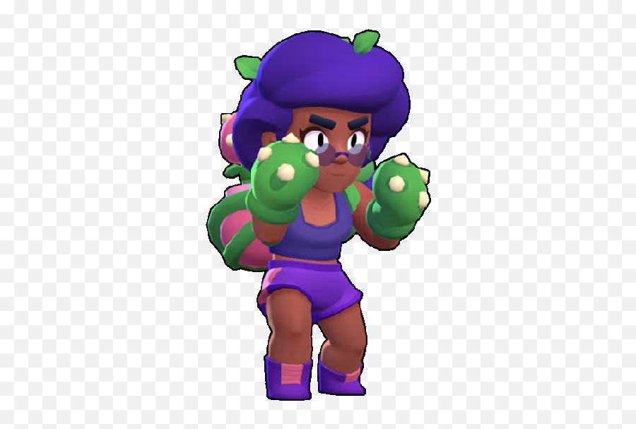 Rosa New Brawler Png Transparent File If You Need It - Rosa Brawl Stars Transparent Background Emoji,Stars Transparent Background