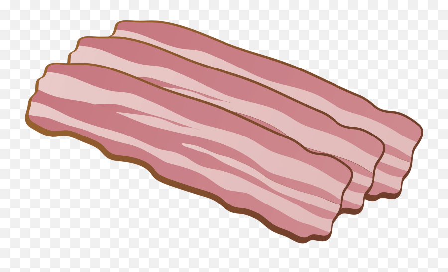 Bacon Strips Clipart - Pork Strip Clipart Png Emoji,Bacon Clipart