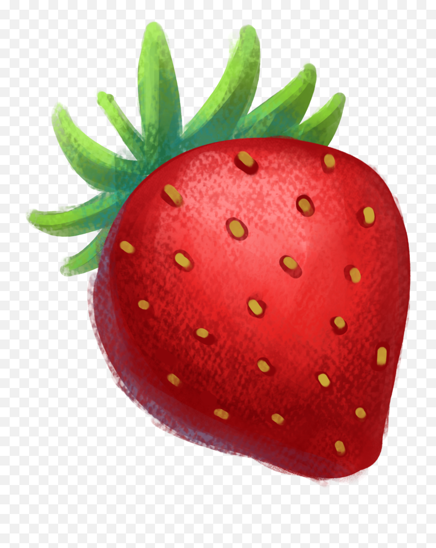 Drawing Of The Strawberry Clipart Free Emoji,Strawberry Clipart