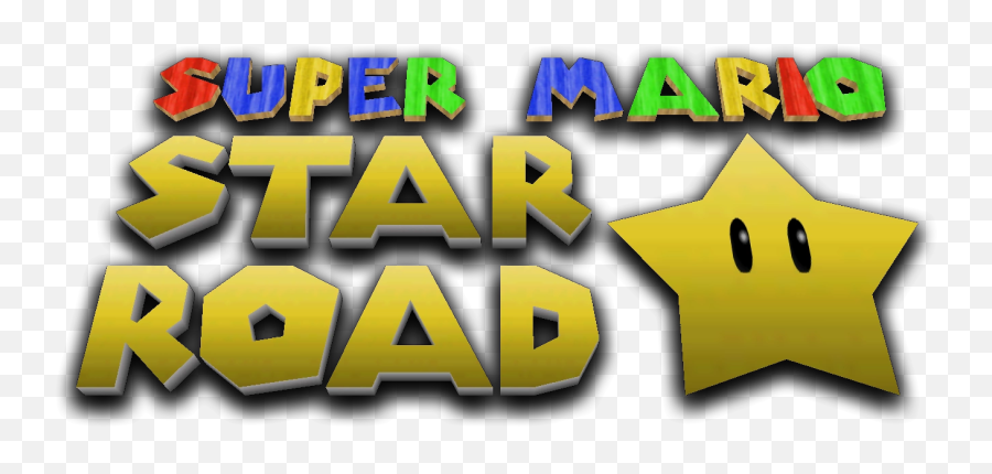 Super Mario 64 - Super Mario Star Road Emoji,Super Mario 64 Logo