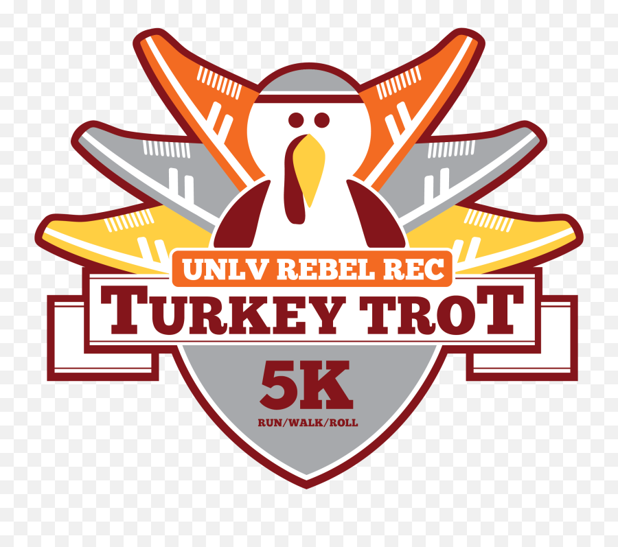 Unlv Rebel Rec Turkey Trot 5k - Turkey Trot Logo Emoji,Unlv Logo