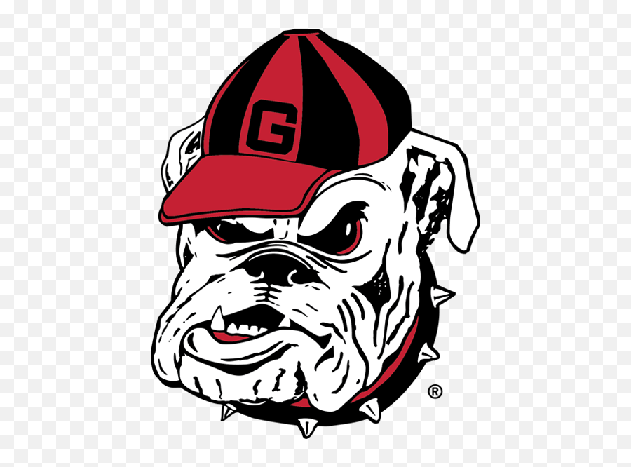 Uga Stickers - Old Georgia Bulldog Logo Emoji,Georgia Bulldog Logo