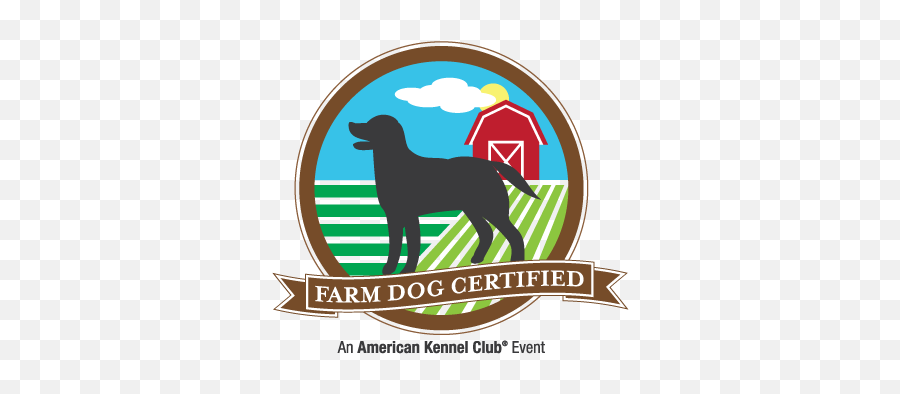 Akc Farm Dog Logo - Farm Dog Certified Kennel Club Emoji,Dog Logo