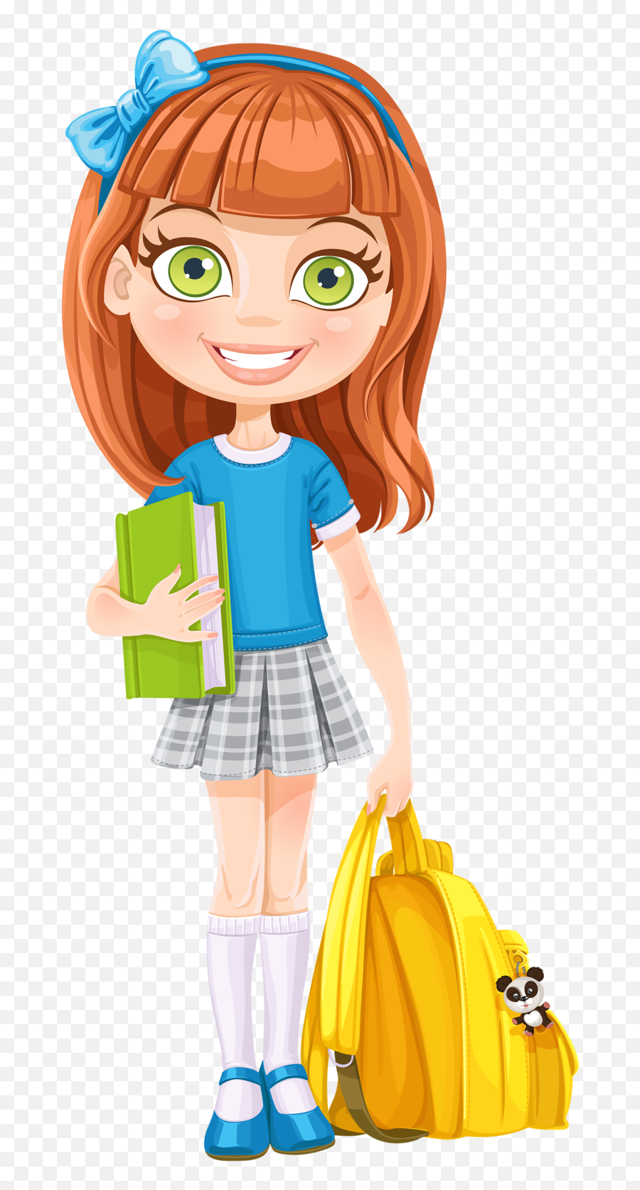 Escola Formatura Girl Clipart Cute - School Cute Girl Clipart Emoji,Cute Clipart