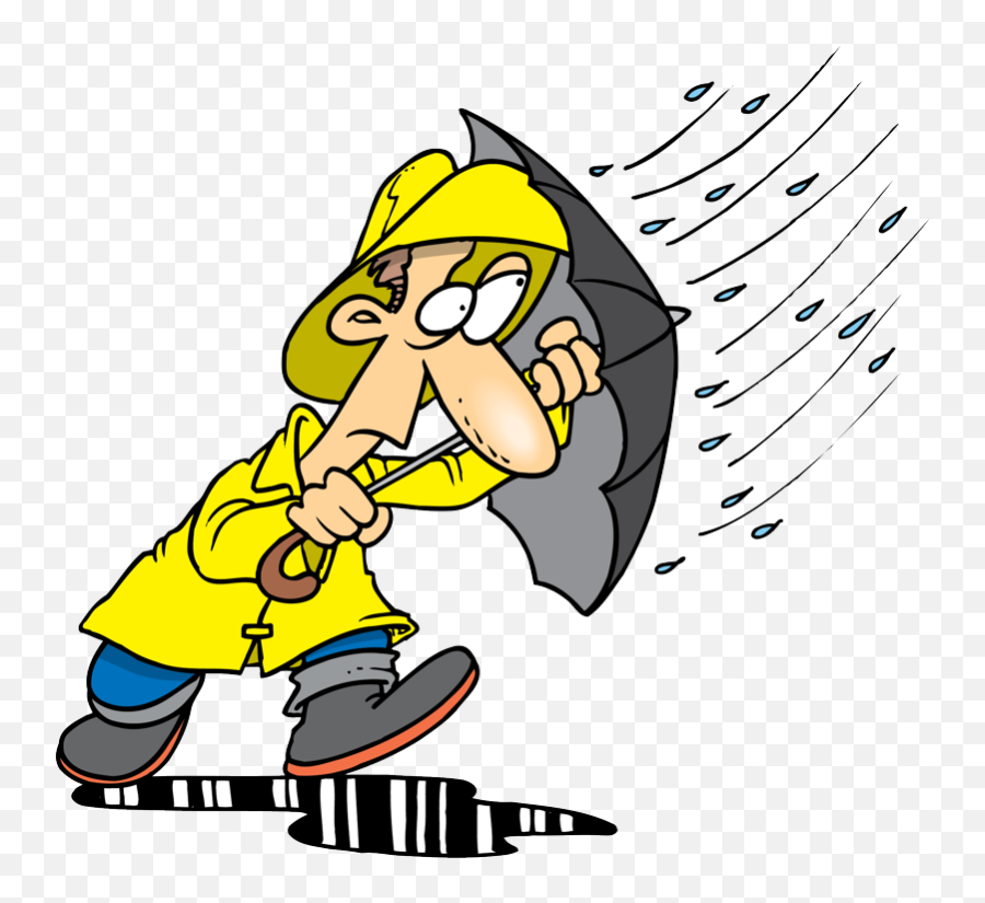 Hace Calor Clipart - Cartoon Person In Storm Emoji,You're Invited Clipart