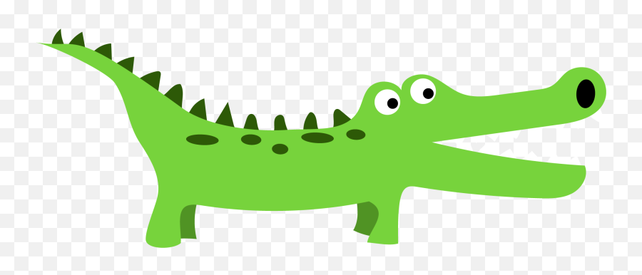 Clipart Alligator Strong - Transparent Cute Alligator Clipart Emoji,Alligator Clipart