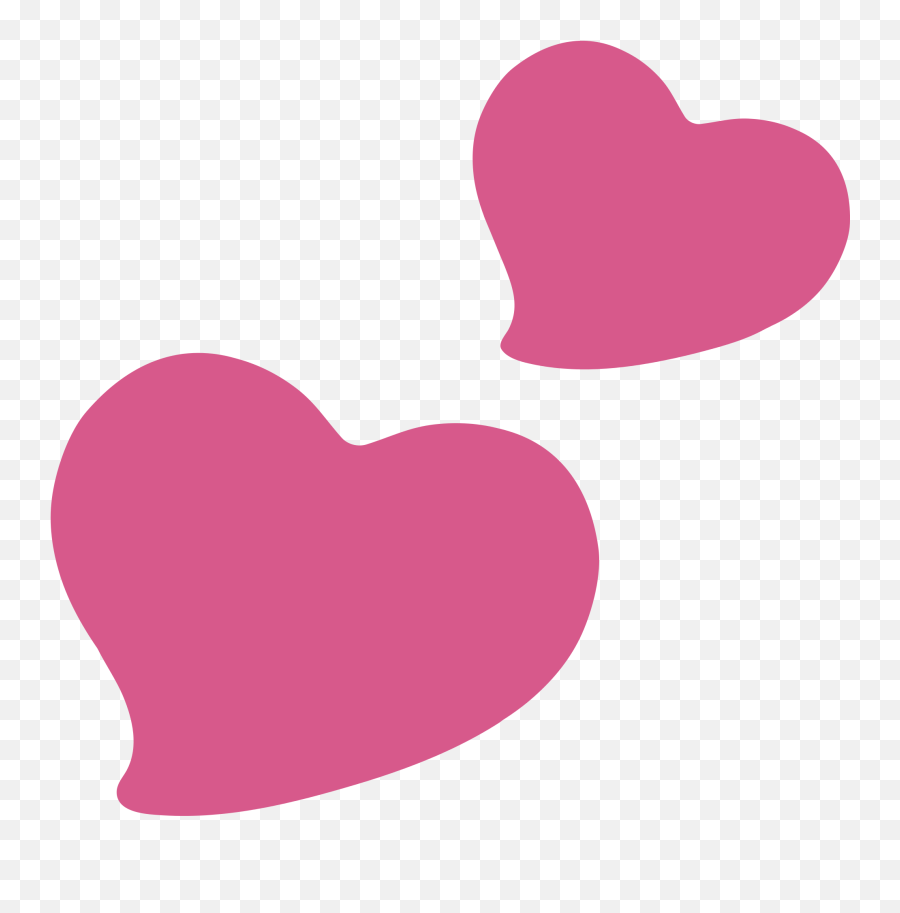 Emoji Heart Png Clipart - Android Heart Emoji Transparent 2 Heart Emoji Android,Transparent Heart Emojis