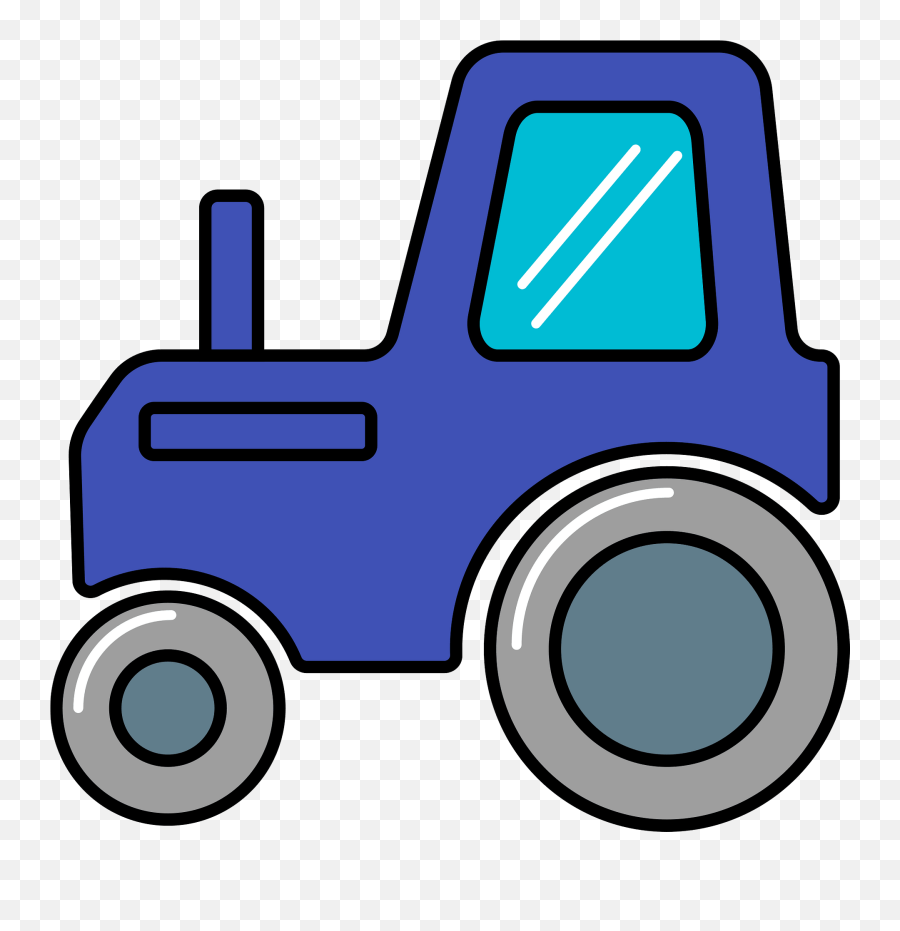 Tractor Clipart Free Download Transparent Png Creazilla - Car Emoji,Tractor Clipart