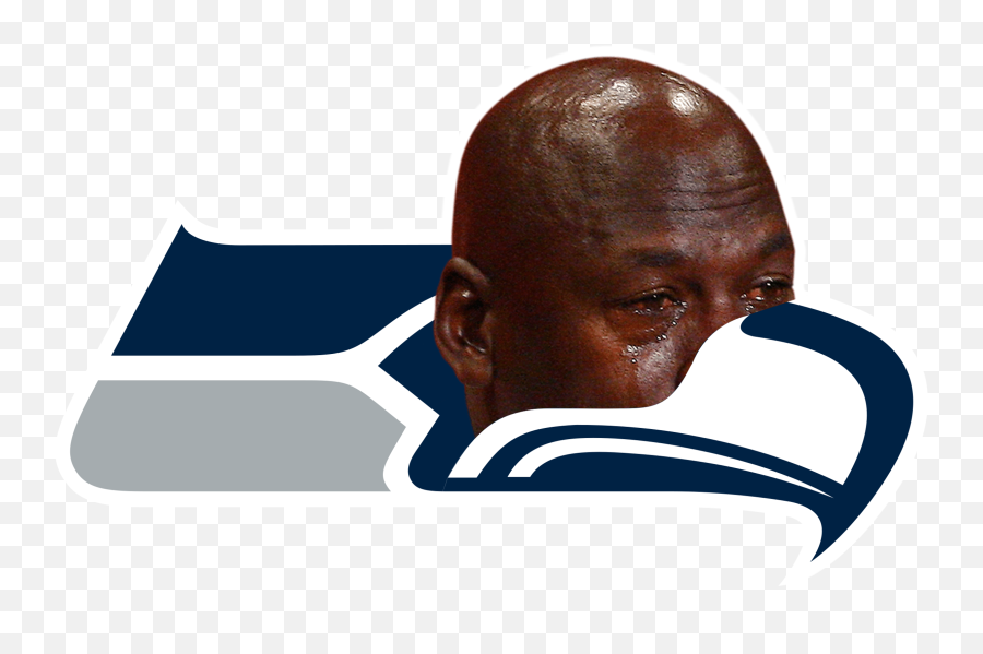 I Made Crying Jordan Nfl Logos For Every Team During A Few - Crying Seahawks Logo Emoji,La Rams Logo