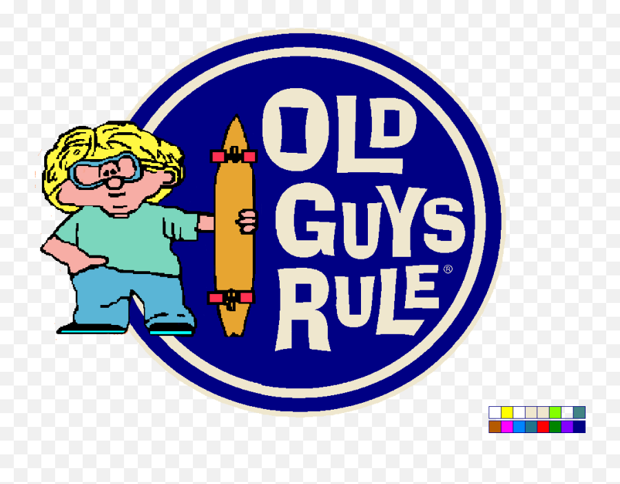Russ Howell - Old Guys Rule Sticker Emoji,Skateboarding Logo Wallpaper