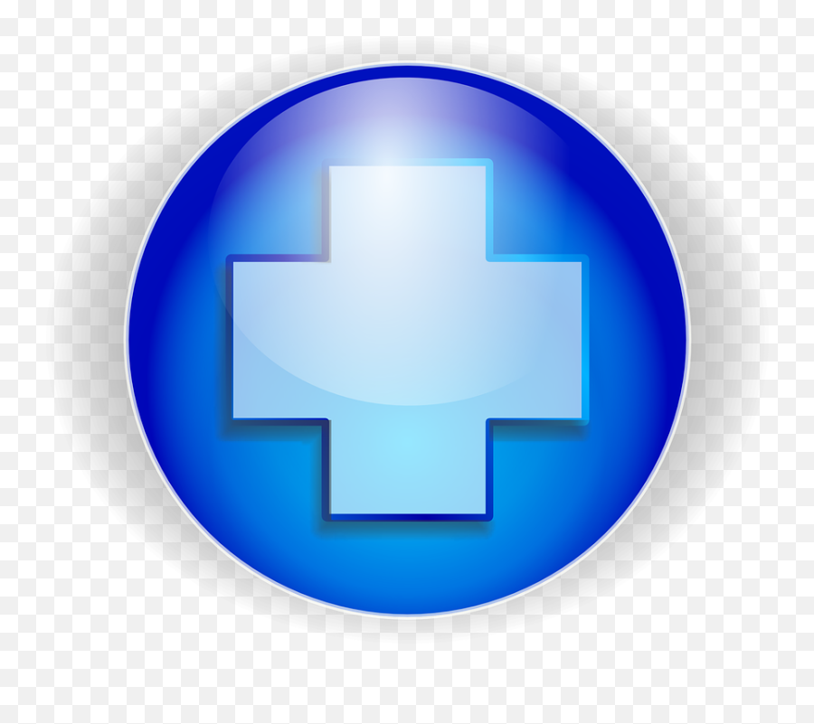 Cross Blue Button Emoji,Blue Cross Png