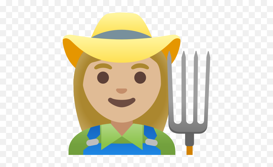 U200d Woman Farmer Medium - Light Skin Tone Emoji,Cowboy Emoji Transparent