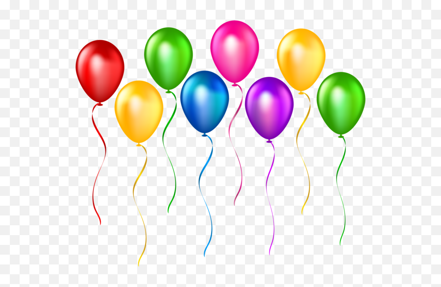 Balloons Transparent Clip Art Image Balloons Birthday - Transparent Balloon Banner Emoji,Birthday Balloons Clipart