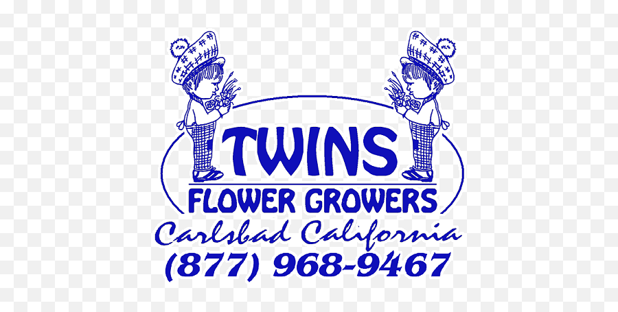 Twin Flower Growers International Floral Trade Center Emoji,Twins Logo