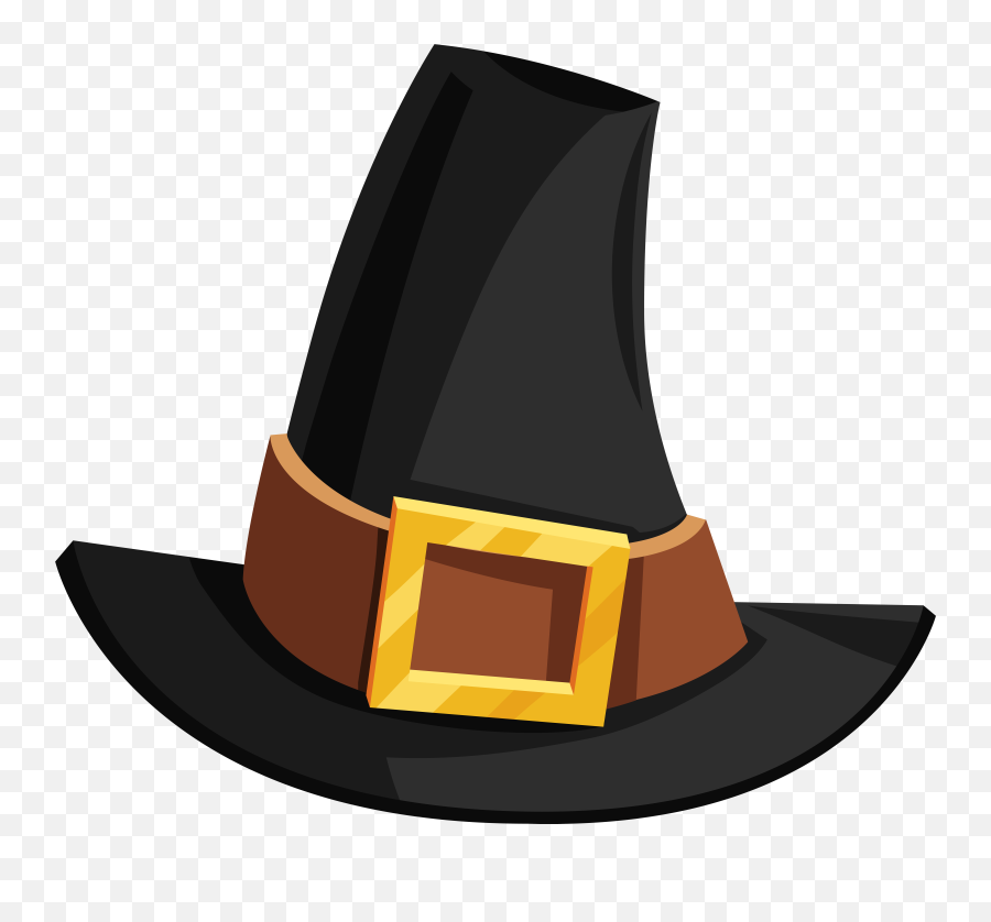 Download Hat Clipart Thanksgiving Png Image With No Emoji,Witch Hat Clipart