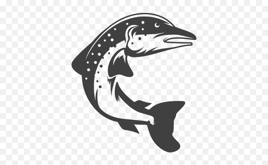 Cana De Pesca Vector U0026 Templates Ai Png Svg Emoji,Salmon Clipart Black And White