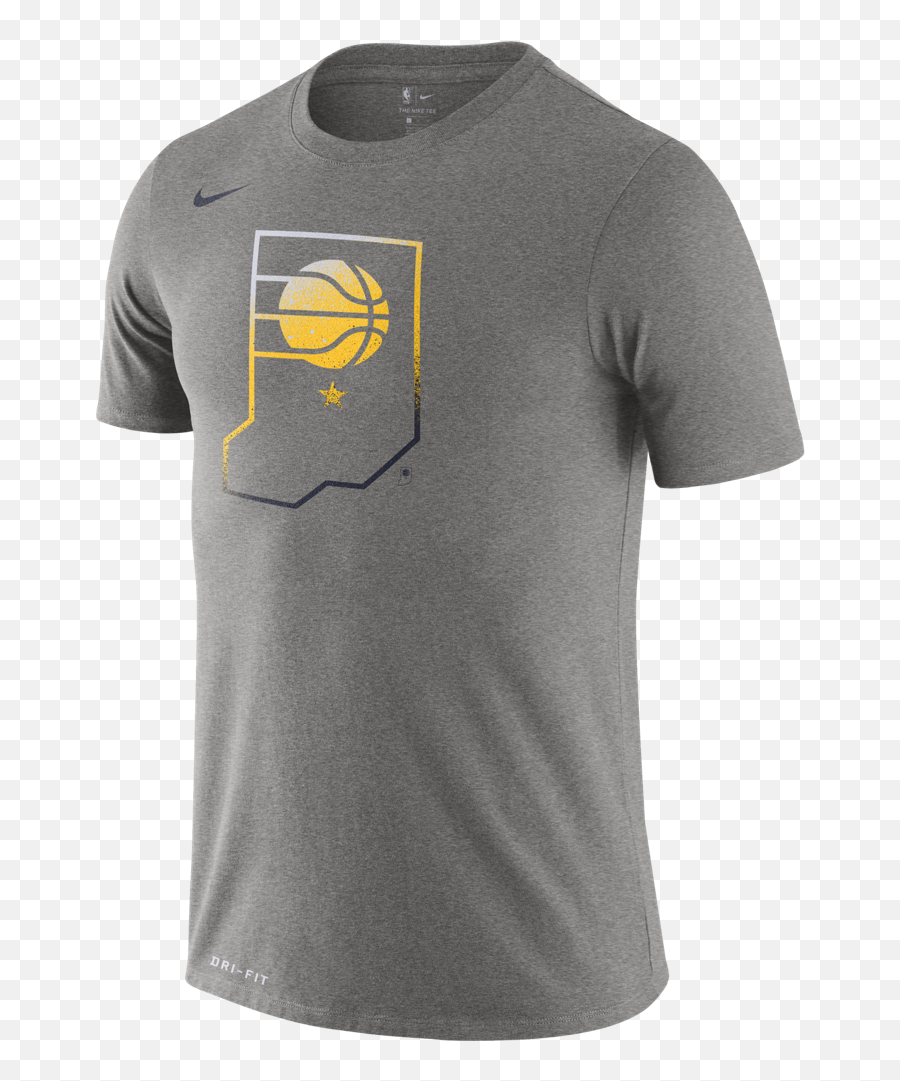 Menu0027s Indiana Pacers State Icon T - Shirt By Nike Emoji,Indiana State Logo