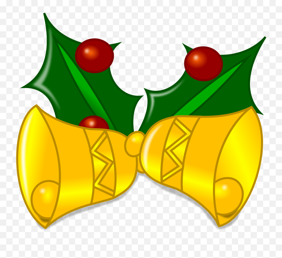Jingle Bells Clipart - Jingle Bells Clip Art Png Download Clip Art Emoji,Wedding Bells Clipart
