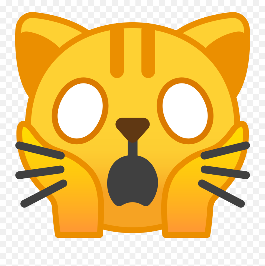 Shocked Cat Face Emoji,Shocked Emoji Png