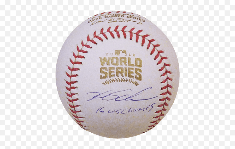 Kyle Schwarber Signed Baseball - 2016 World Series Logo W 16 Ws Champs U2013 U2013 Jsa Emoji,World Series Logo