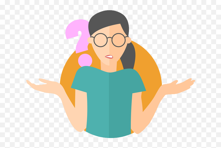 Woman Question Icon Png Transparent Png - Conclusion Png Emoji,Conclusion Clipart