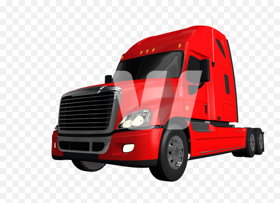 Red Modern Semi Truck - Png Graphic Welcomia Imagery Stock Truck Emoji,Semi Truck Png