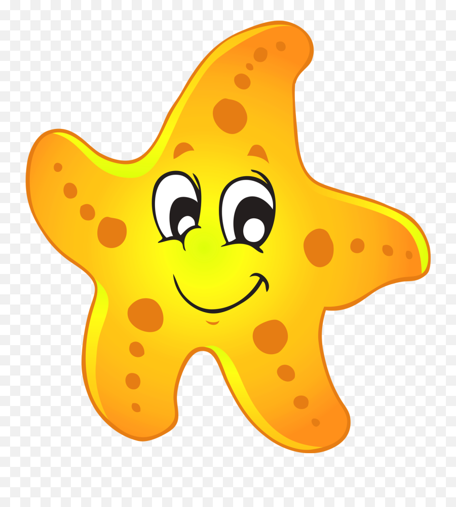 Download Sea Star Clipart Cliparts Co - Cute Star Fish Clip Art Emoji,Starfish Clipart